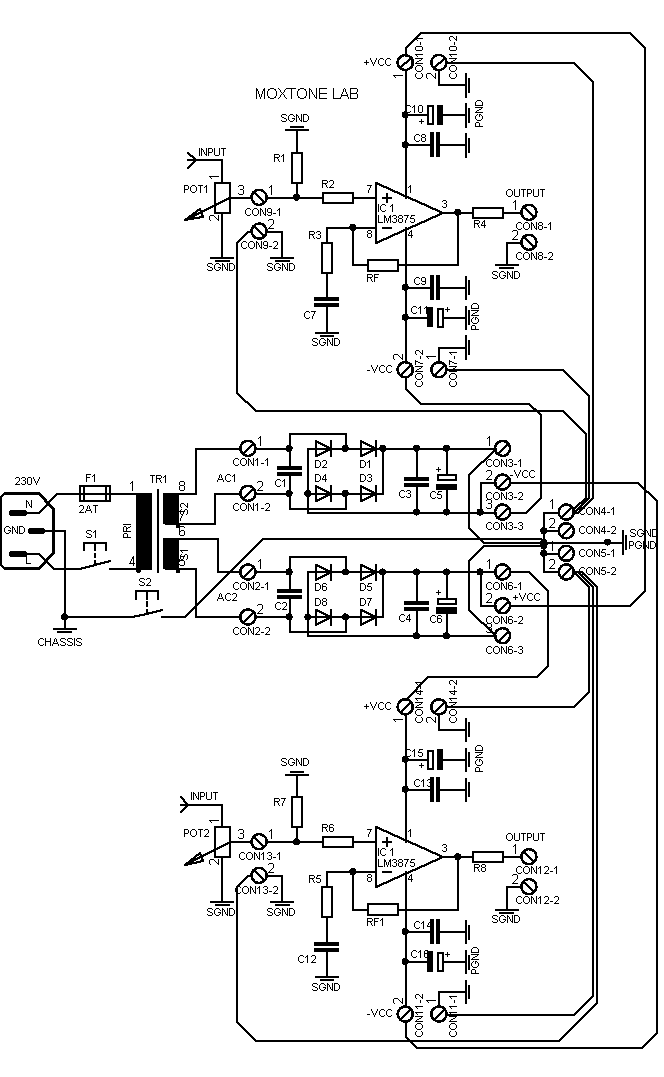 LM 3875 schematic
