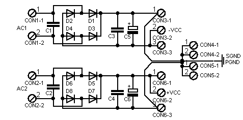 LM 3875 power supply
